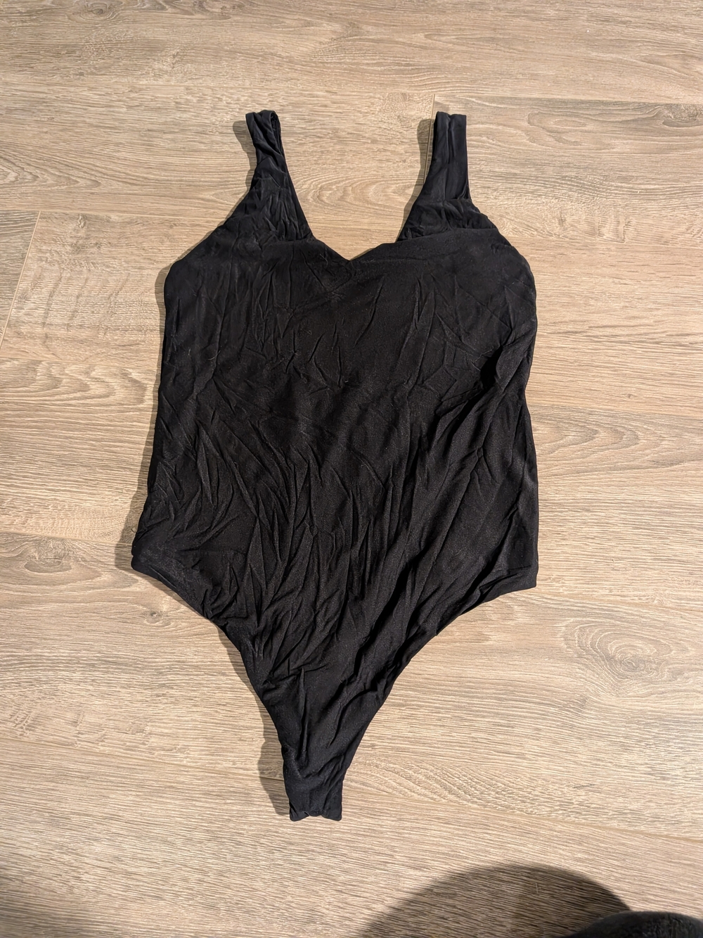 Aerie Smoothez Tank Bodysuit – Black – Size L